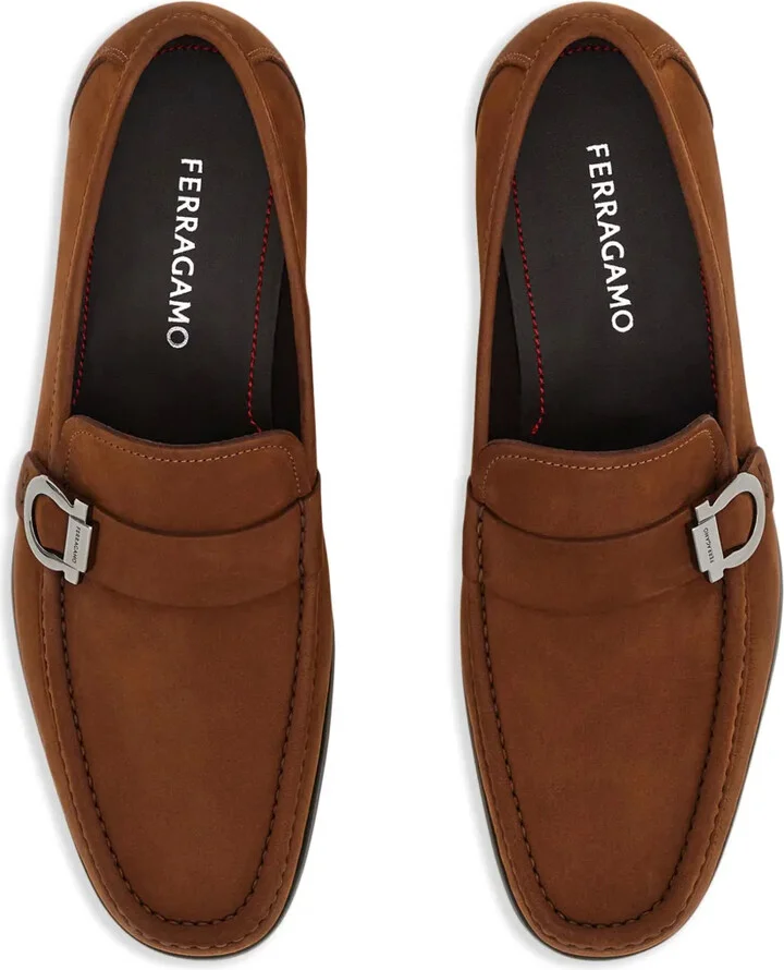 Gancini-plaque loafers - Image 4