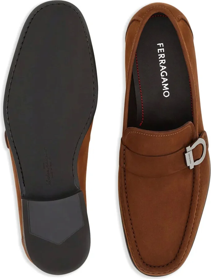 Gancini-plaque loafers - Image 5