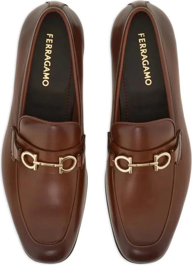 Gancini-plaque loafers - Image 4