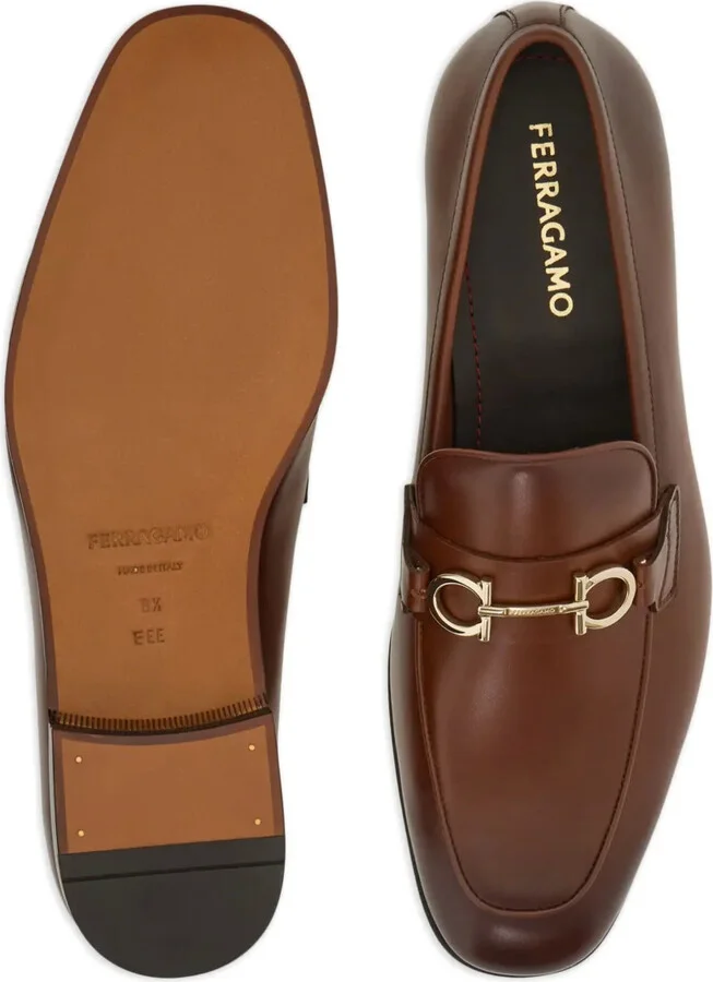 Gancini-plaque loafers - Image 5