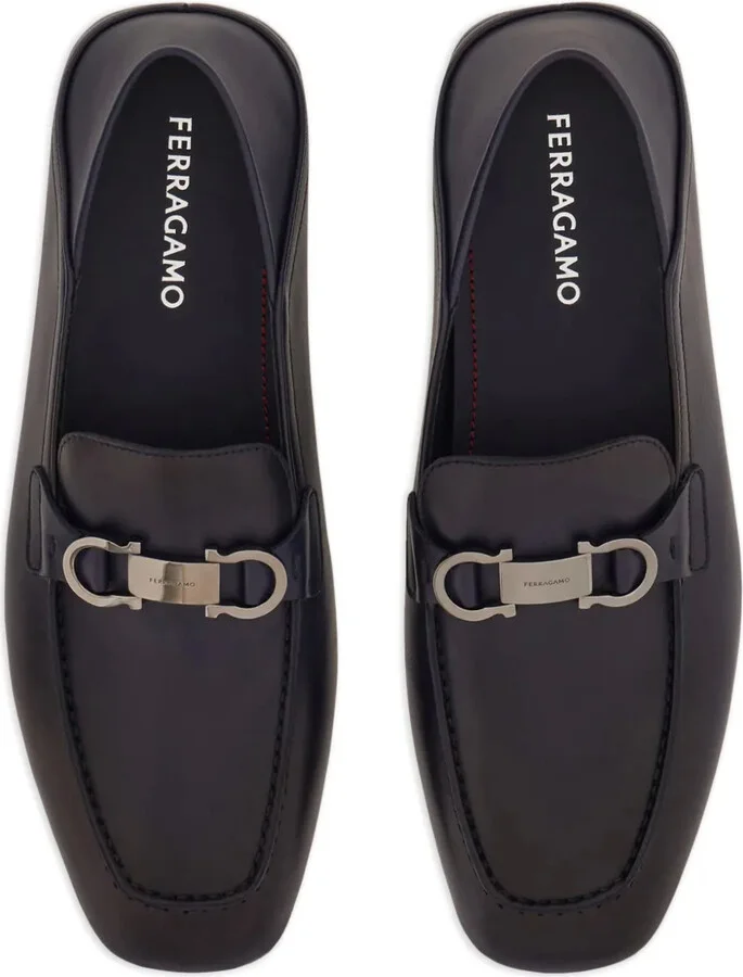 Gancini-plaque loafers - Image 3