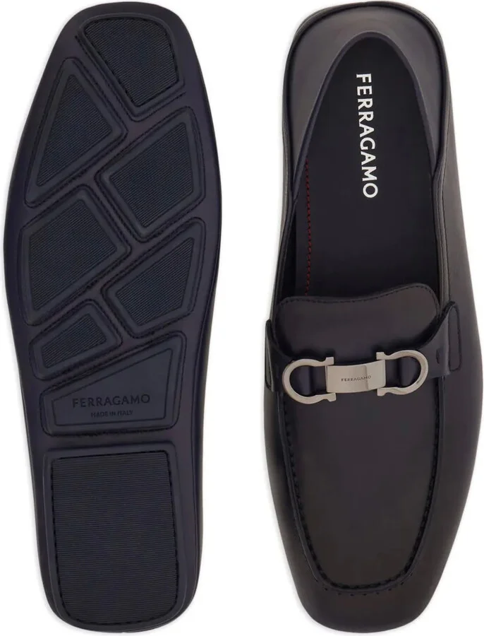 Gancini-plaque loafers - Image 4