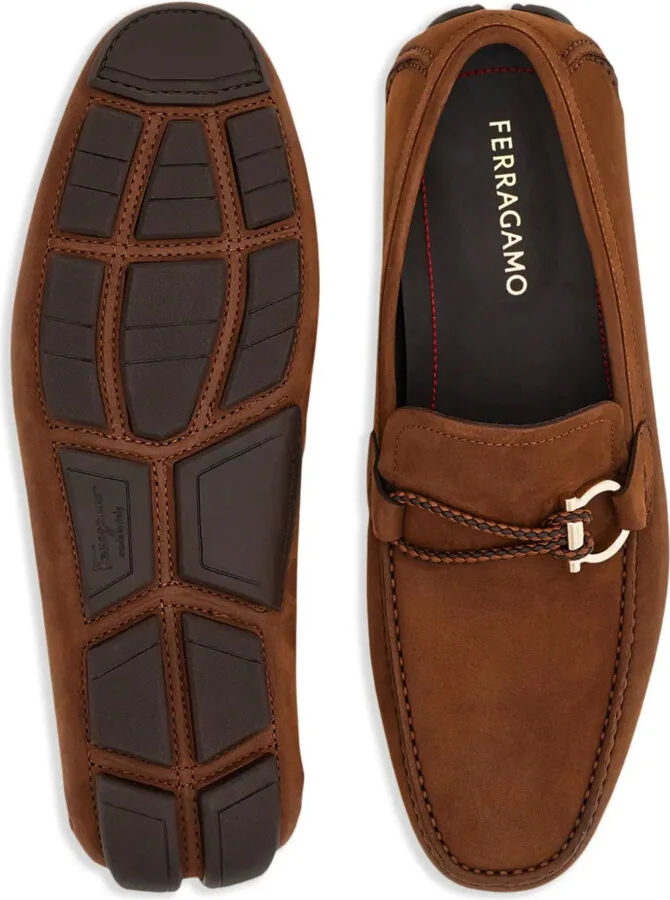 Gancini-plaque loafers - Image 4