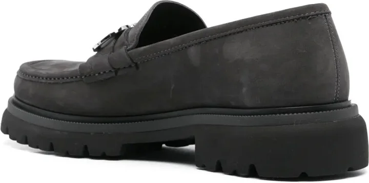 Gancini-plaque loafers - Image 3