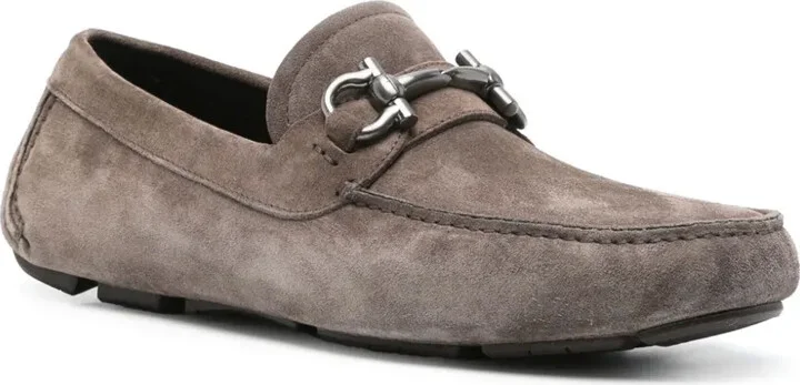 Gancini-plaque loafers - Image 2