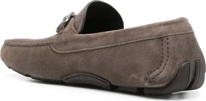 Gancini-plaque loafers - Image 3
