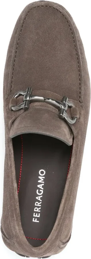 Gancini-plaque loafers - Image 4