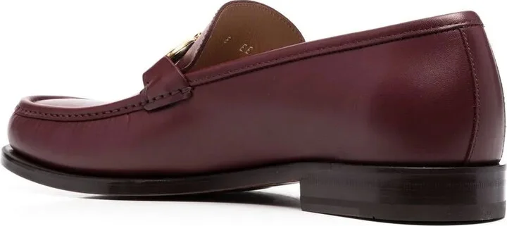 Gancini plaque loafers - Image 3