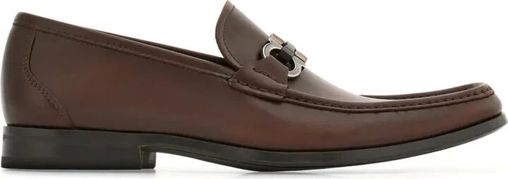 Gancini-plaque loafers