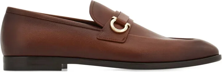 Gancini-plaque loafers
