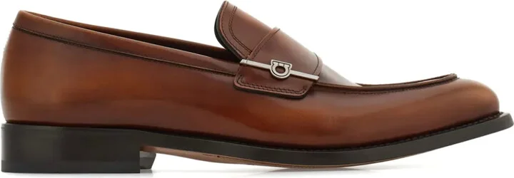 Gancini-plaque loafers