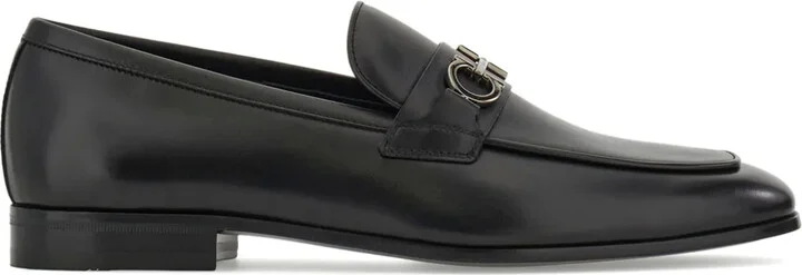 Gancini-plaque loafers