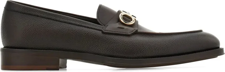 Gancini-plaque loafers