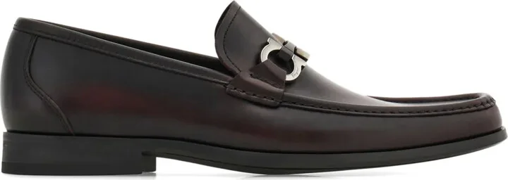 Gancini-plaque loafers
