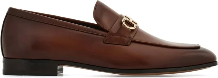 Gancini-plaque loafers
