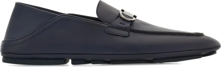 Gancini-plaque loafers
