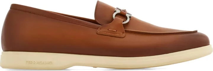 Gancini-plaque loafers