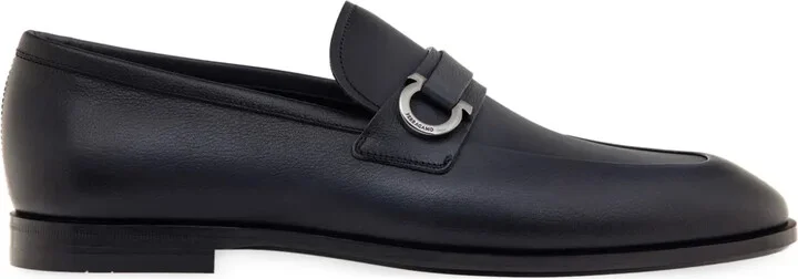 Gancini-plaque loafers