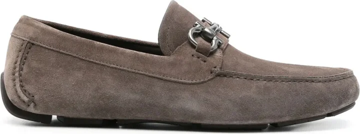 Gancini-plaque loafers