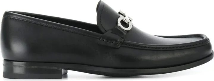 Gancini-plaque loafers