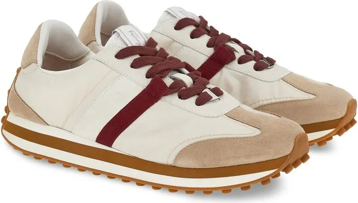 Gancini-plaque low-top sneakers - Image 2