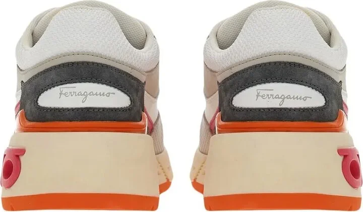 Gancini-plaque low-top sneakers - Image 3