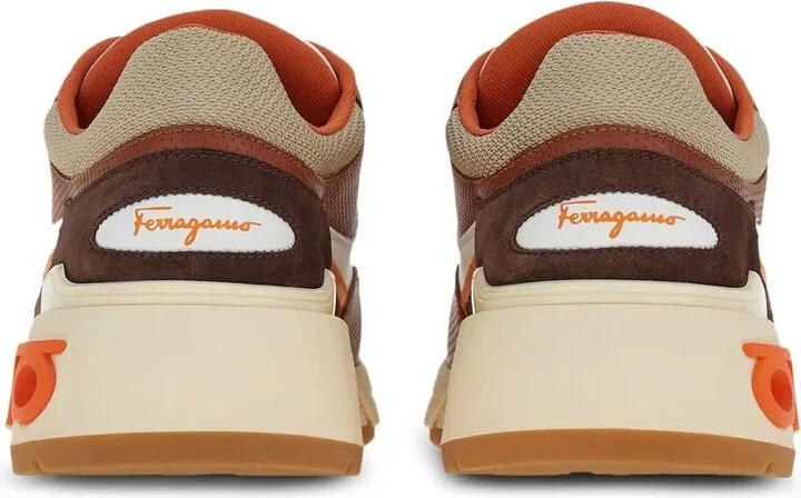 Gancini-plaque low-top sneakers - Image 3