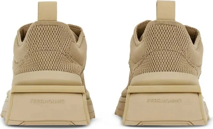 Gancini-plaque low-top sneakers - Image 3