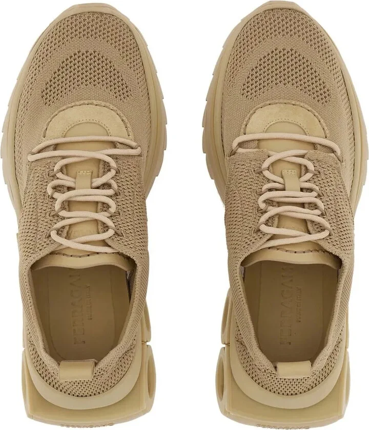 Gancini-plaque low-top sneakers - Image 4