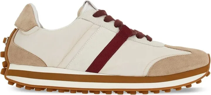 Gancini-plaque low-top sneakers