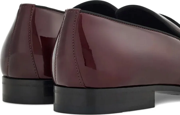 Gancini-plaque patent loafers - Image 5
