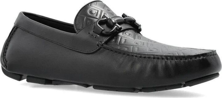 Gancini-plaque Slip-on Loafers - Image 2