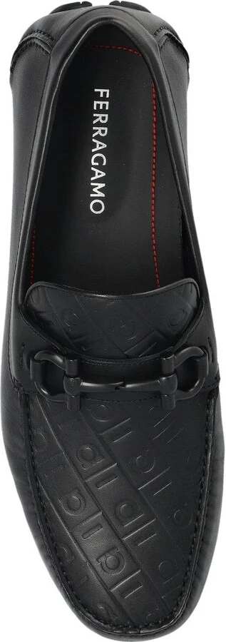 Gancini-plaque Slip-on Loafers - Image 4