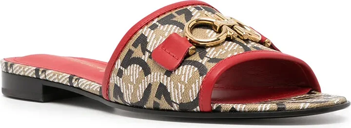 Gancini-print 20mm mules - Image 2