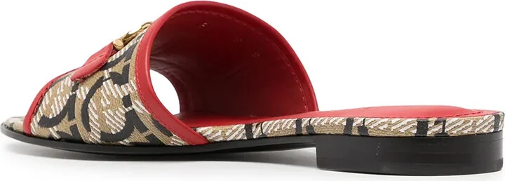 Gancini-print 20mm mules - Image 3