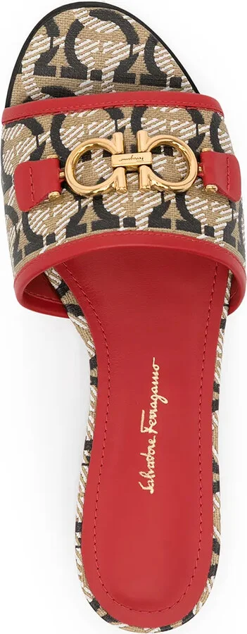 Gancini-print 20mm mules - Image 4