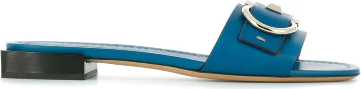 Gancini slide sandals