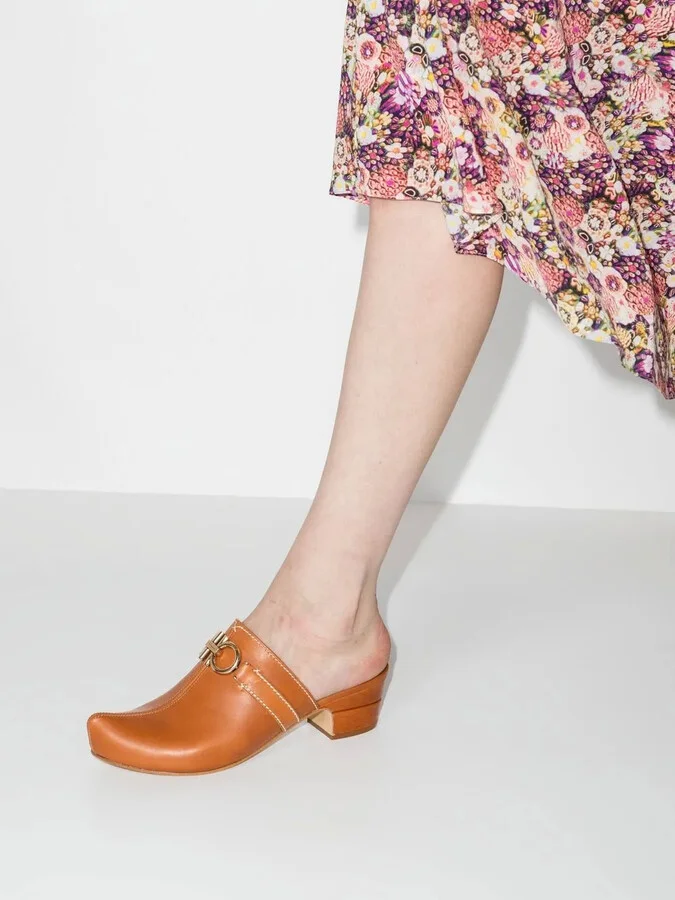 Gancini slip-on mules - Image 3