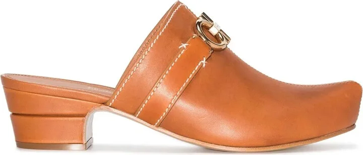 Gancini slip-on mules