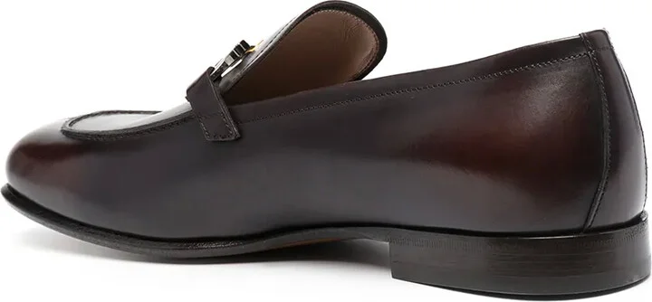 Gancini square-toe loafers - Image 3