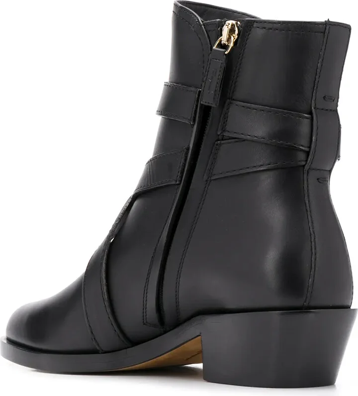 Gancini-strap ankle boots - Image 3