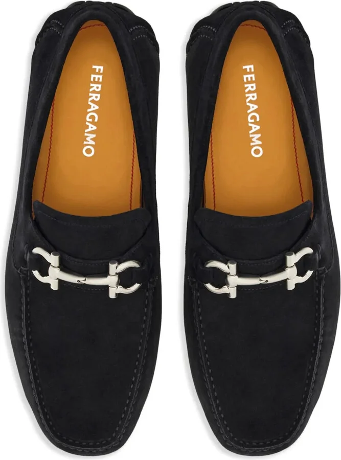 Gancini suede driving shoes - Image 4