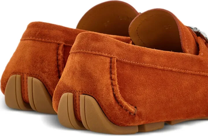 Gancini suede driving shoes - Image 3
