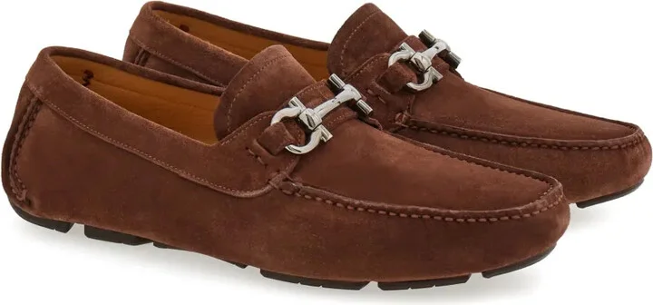 Gancini suede loafers - Image 2