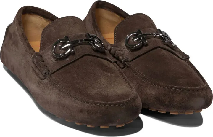 Gancini suede loafers - Image 2