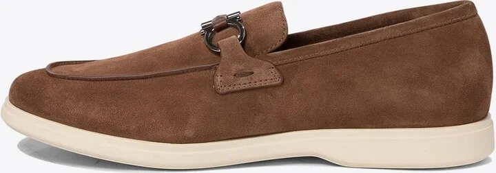 Gancini Suede Loafers - Image 2