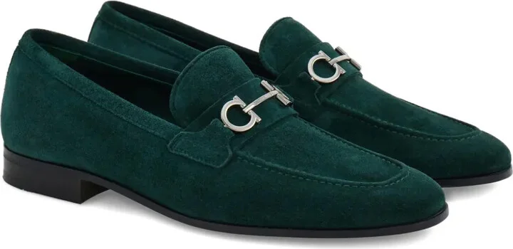 Gancini suede loafers - Image 2