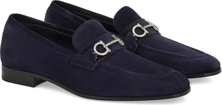 Gancini suede loafers - Image 2