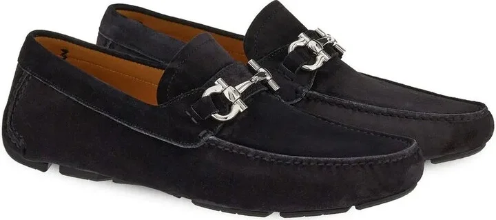 Gancini suede loafers - Image 2