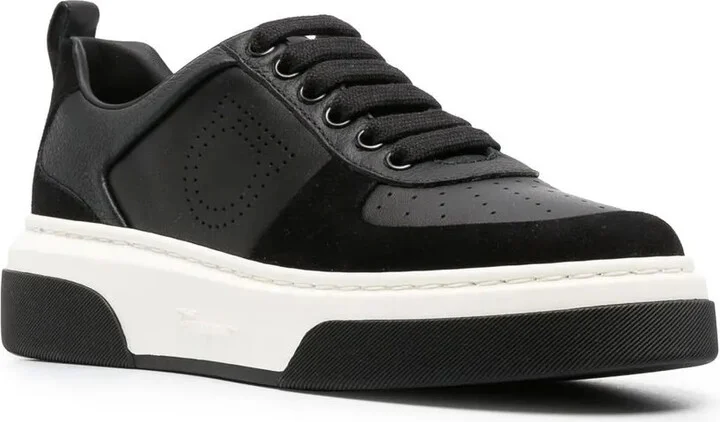 Gancini two-tone sneakers - Image 2